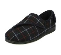 Padders Mens Padders Adjustable Back Slippers Phillip - Navy - UK 7