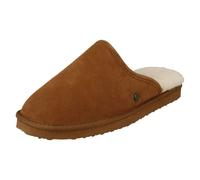 Padders Mens Padders Genuine Lined Sheepskin Mule Slippers Nevis - Camel - UK 6