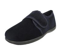 Padders Mens Padders Hook & Loop Slippers James - Navy Thin Code - UK 11