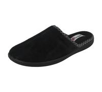 Padders Mens Padders Memory Foam Casual Slippers Luke - Black - UK 11