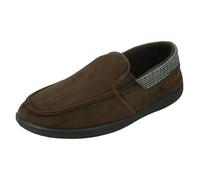 Padders Mens Padders Slip On Memory Foam Slippers Stan - Brown - UK 7