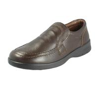 Padders Mens Padders Slip On Shoes Leo - Dark Brown - UK 8