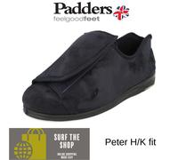 Padders Mens Slipper Peter Memory Foam Insole H/K Fit sizes UK 7-13