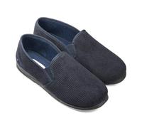 Padders Mens Slippers G Fit Vulcanised - Navy Size 13