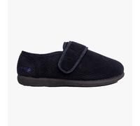 Padders Extra Wide Fitting Men's Oliver Slippers - Lightweight Men's Slipper with Rubber Sole and Soft Memory Foam Footbeds for Ultimate Comfort
