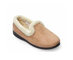 Padders Repose EE Wide Fitting Womens Memory Foam Slippers (8 UK, Camel, numeric_8)