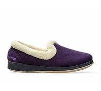 Padders Repose Purple Womens slippers 406-95 in a Plain Textile in Size 9