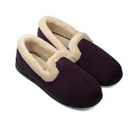Padders Repose EE Wide Fitting Womens Memory Foam Slippers - UK 7 - Purple