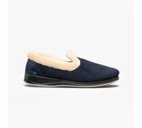 Padders REPOSE Womens Comfort Loungewear/Nightwear Full Slippers-Navy