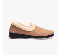 Women's Padders REPOSE Womens (EE Fit) Full Slippers Camel - Brown - Size: 8