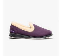 Padders Repose EE Wide Fitting Womens Memory Foam Slippers (8, Lilac, numeric_8)