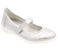 Padders Robyn, Women’s Mary Janes, Silver (Metallic 64), 8 (42 EU)