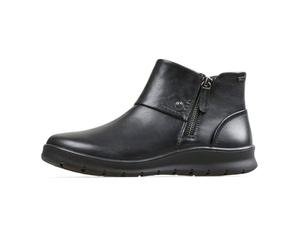 Padders Springs Dual Fitting Lightweight Women's Ankle Boot - Extremely Comfortable and Super Soft Water Resistant Leather Ladies Ankle Boots with Twin Zip, Perfect for Outdoor Walks