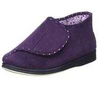 Padders Women's Cherish Hi Top Slippers, Purple Lilac Purple, 7 UK