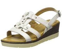 Padders Women's Heather Sling Back Sandals, White (White 14), 6 UK Wide