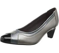 Padders Women's Jewel Closed-Toe Heels, Multicolour (Ant Pewter), 6.5 UK