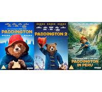 Paddington 1-3 Complete Movie Collection DVD - Paddington DVD / Paddington 2 DVD / Paddington In Peru DVD - Paddington 3 Film DVD Collection