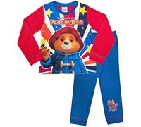 Paddington Bear Boys Pyjamas Nightwear (Paddington Blue Red, 3-4 Years)