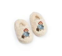 Paddington Bear Character Slip On Loafer Slippers | Unisex Kids Beige | Officially Licensed Merch | Size: 10 Paddington Bear Beige 10