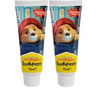 Paddington Bear Children's Toothpaste 75ml - Strawberry Flavour- Sugar Free - 3+yrs (Pack of 2)
