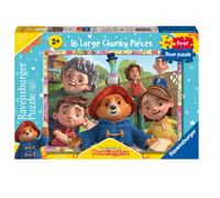 Paddington Bear First Floor Jigsaw Puzzle for Kids Age 24 Months Up (2 Years) - 16 Pieces - Educational Toddler Toy