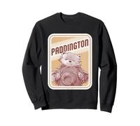 Paddington Bear Hat Off Retro Badge Sweatshirt