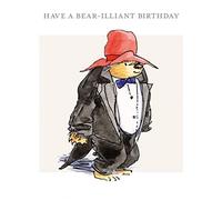 Paddington Bear in Dinner Jacket Birthday Card with Envelope