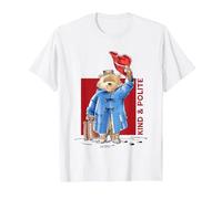 Paddington Bear Kind & Polite Marmalade Sandwich Under Hat T-Shirt, Men, White, XX-Large