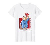 Paddington Bear Kind & Polite Marmalade Sandwich Under Hat T-Shirt, Women, White, X-Large