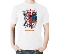 Paddington Bear Men's 'Time for Tea' T-Shirt White