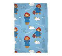 Paddington Bear Officially Licensed Fleece Blanket | Skyline London Design Super Soft Warm Throw | Perfect For Kids Bedrooms, Camping & Sleepovers | Size 100 x 150cm | Blue