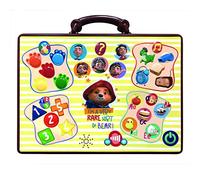 Paddington Bear,Paddington PB22 Bear Interactive Suitcase Tablet Toy-Helps Child Development, Learning, Recognition, Problem Solving, Motor Skills-Features 5 Fun Games, 3+ Years, Brown