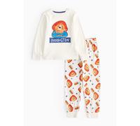 Paddington Bear Printed White Ribbed Pyjamas 5-6 years