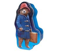 Paddington Bear Shaped Tin Filled With 100g Shortbread Biscuits