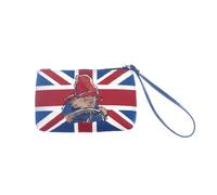 Paddington Bear Tapestry Union Jack Wristlet Signare Blue One Size