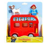Rainbow Designs Official The Adventures Of Paddington - London Toy Play Bus With Paddington Bear Figure Early Learning and Fun From TV Show, 2 Pieces