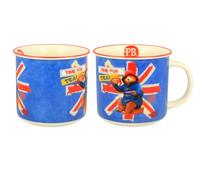 Elgate Paddington Bear Camping Mug Cup Union Jack Time for Tea Official Licenced Film Movie 3 Merchandise Souvenir