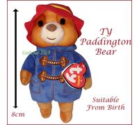 Paddington Bear TY Beanie Babies 8cm Plush HM Queen Elizabeth II Jubilee NEW