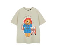 Paddington Bear Unisex Kids Beige Bus Short Sleeved T-Shirt - 5-6 Years