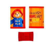Paddington Bear Wallet Children's Tri-Fold Wallet Orange Coins Notes Money Original Purse