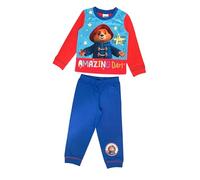 Paddington, Boys Bear Pyjamas, 2 Piece Set I've Had The Most Amazing Day!, Red/Blue Age 3-4 Years