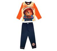 Paddington, Boys Bear Pyjamas, 2 Piece Set Marmalade Sandwiches Are My Favourite!, Orange/Blue Age Age 2-3 Years