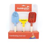Paddington Children’s Garden Tool Set - 3-Piece Outdoor Gardening Kit for Kids with Trowel, Spade & Rake - Strong Metal Tools with Wooden Handles - Ages 5+