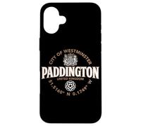 Paddington City of Westminster Coordinates Label 2C Case for iPhone 16 Plus