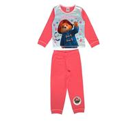Paddington, Girls 2 Piece Pyjamas Set Featuring Bear, Pink/Blue, Age 3-4 Years