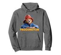 Paddington In Peru Bear Smile Pullover Hoodie, Adult Unisex, Asphalt Grey, Small