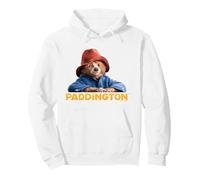 Paddington In Peru Bear Smile Pullover Hoodie, Adult Unisex, White, Large