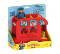 Rainbow Designs Official The Adventures Of Paddington - London Toy Play Bus With Paddington Bear Figure Early Learning and Fun From TV Show, 2 Pieces