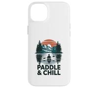 Paddle And Chill Kayaking Canoe Lake Case for iPhone 14 Plus