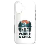 Paddle And Chill Kayaking Canoe Lake Case for iPhone 17